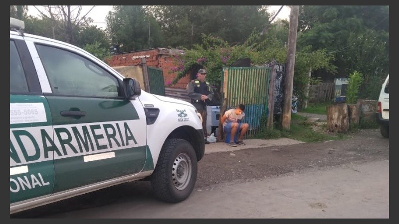 El operativo fue en calle Benteveo al 700.