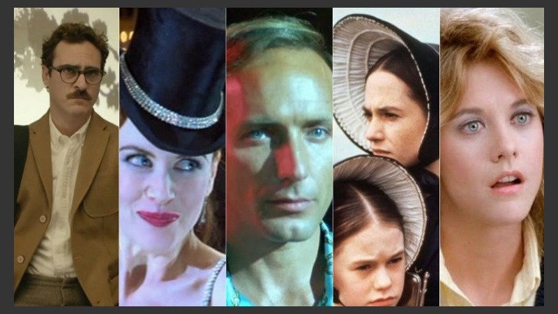 En pantalla: Her, Mulin Rouge, La ley del deseo, La lección de piano y Cuando Harry conoció a Sally.