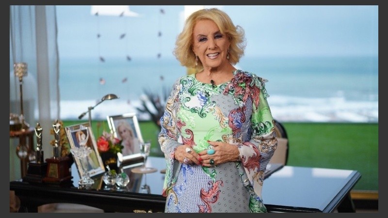 Mirtha Legrand, desde Mar del Plata.