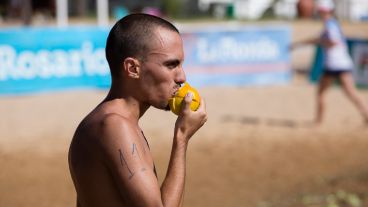 Una naranja para reponer energías.