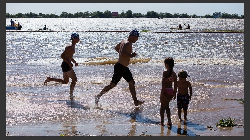 Una mañana de sábado a pleno sol y agradable temperatura.