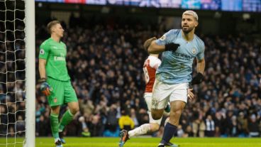 Festejo por triplicado para el argentino. ¿Lo llamará Scaloni?