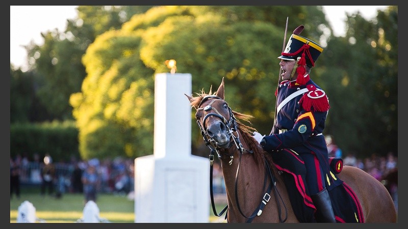 Postales de un nuevo aniversario del Combate de San Lorenzo.