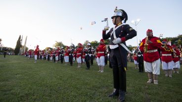 Hubo recreación del combate de las fuerzas lideradas por San Martín.