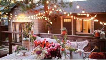 El jardín es el mejor lugar para relajarse compartiendo momentos con amigos y familia