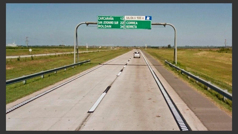 Los últimos kilómetros decentes, antes de llegar a Carcarañá.