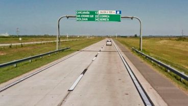 Los últimos kilómetros decentes, antes de llegar a Carcarañá.