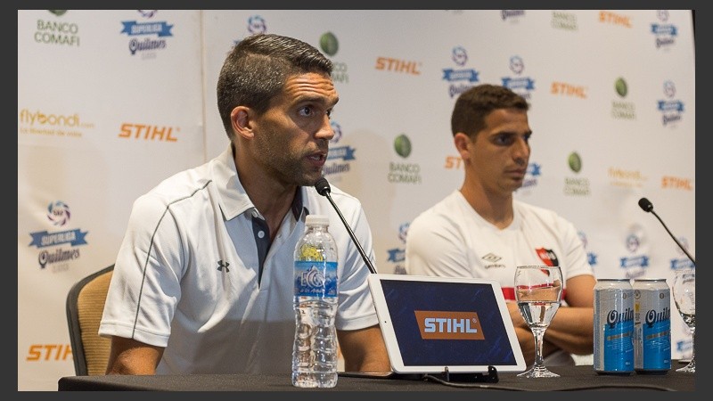Caruzzo habló por el equipo canalla.