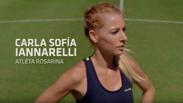 Sofía Iannarelli, la atleta rosarina que unió corriendo ambos estadios.