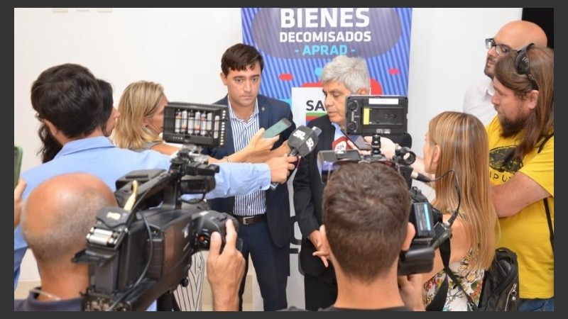 El acto estuvo a cargo del secretario Figueroa Escauriza y el fiscal Baclini.