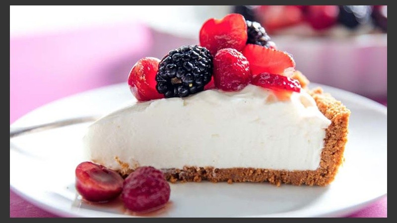 Los que eligieron el cheesecake resultaron con 30% menos de calorías.