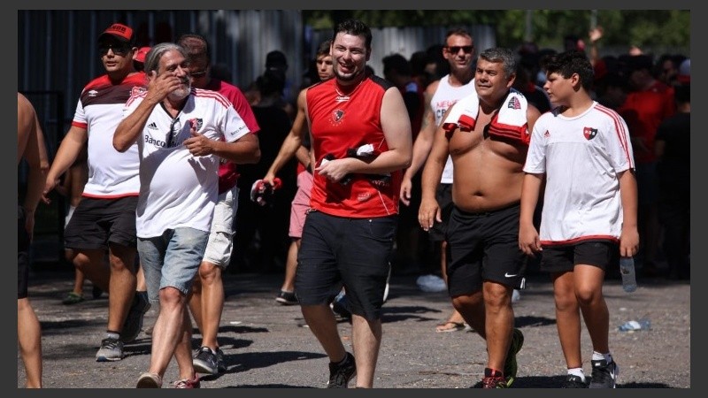 Las charlas camino al estadio.