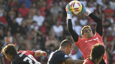 Aguerre es una de las figuras de Newell's en el torneo.
