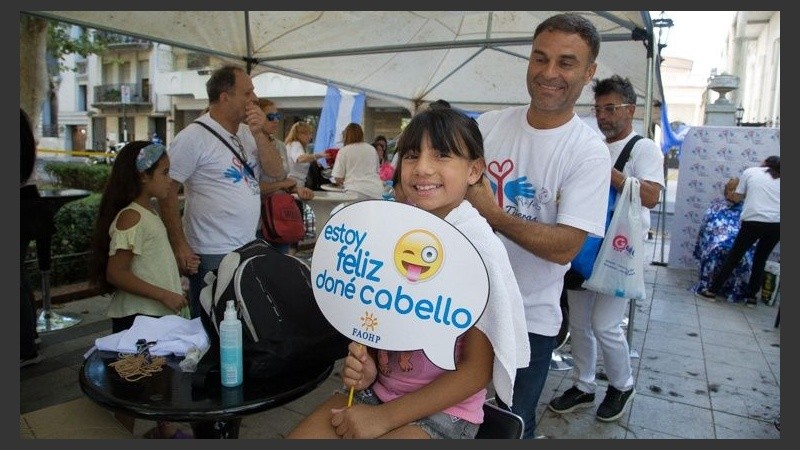 Se podrá donar cabello en la jornada del próximo viernes. 
