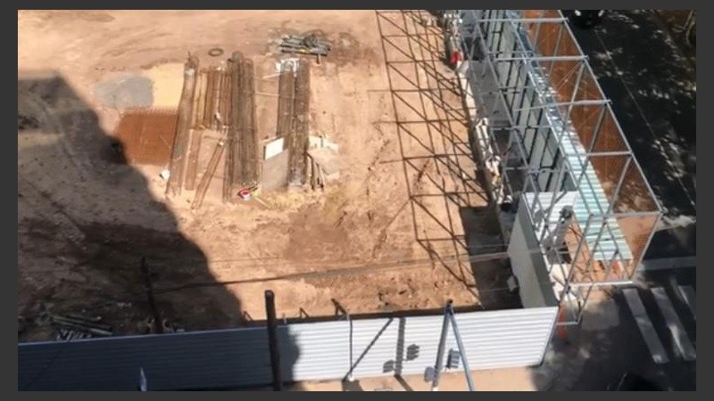 El lugar de donde se escapaba el gas. 