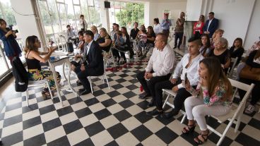 Una ceremonia distinta y especial para celebrar el día de los enamorados en la ciudad.