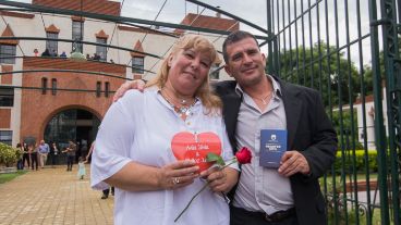 Una ceremonia distinta y especial para celebrar el día de los enamorados en la ciudad.