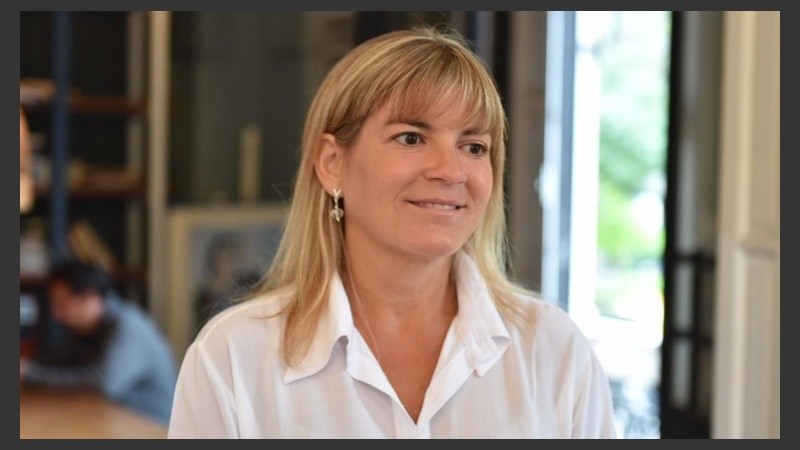 La precandidata a intendenta Verónica Irizar.