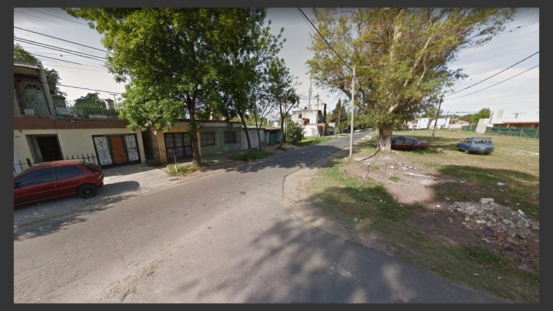 La República al 8600, el barrio donde se encontró el cuerpo.