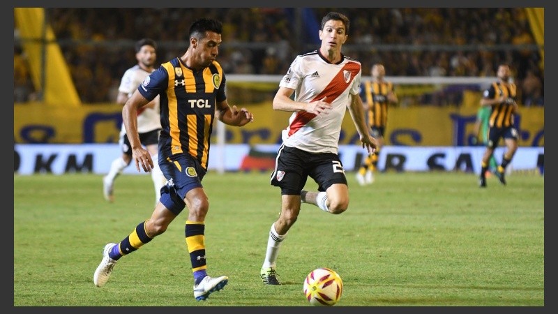 Central jugó un partidazo ante River.