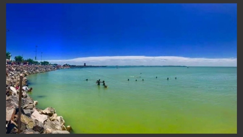 El fenómeno se registró durante unos tres días posteriores a las abundantes lluvias. 