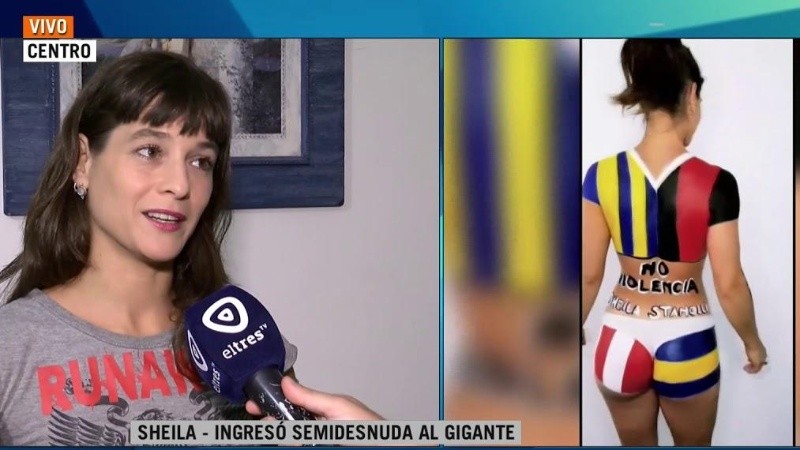 Sheila habló en el programa Telenoche.
