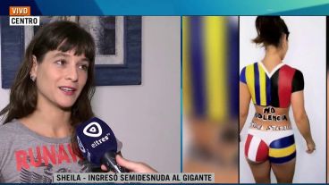 Sheila habló en el programa Telenoche.