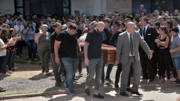 Todo un pueblo unido para despedir a su ídolo.