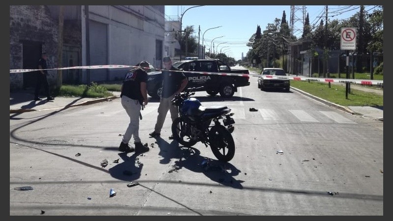 El choque ocurrió este domingo a la mañana en la zona noroeste.