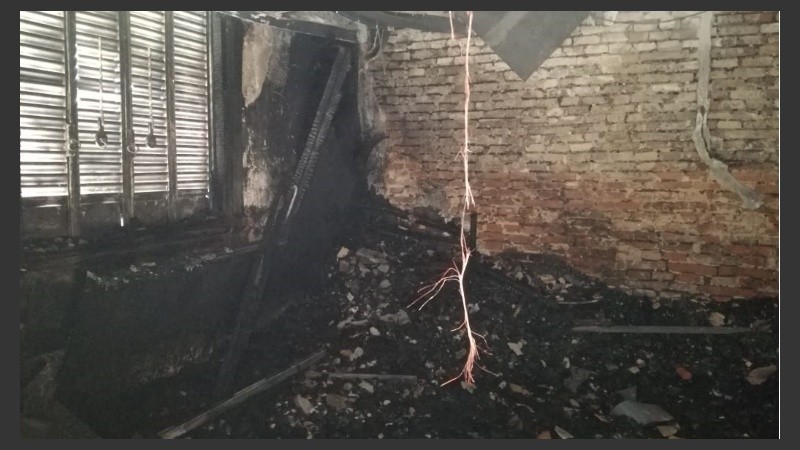 El incendio fue en una zona donde no suele haber empleados. 