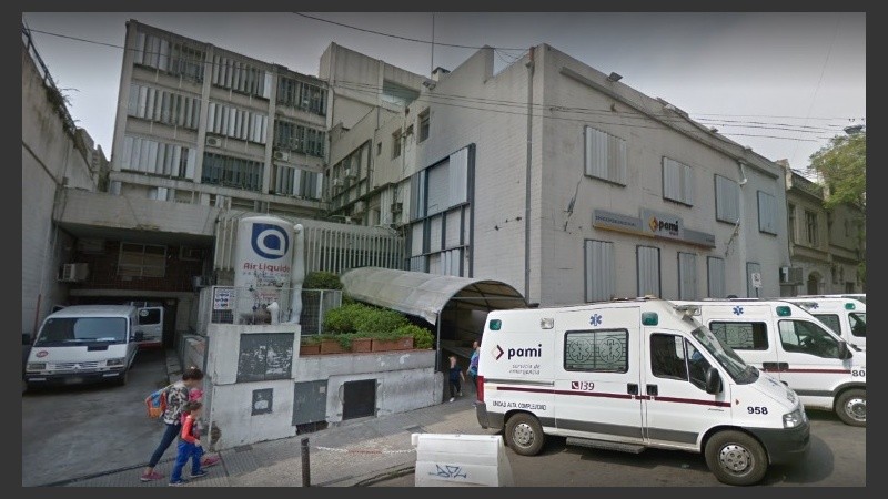 El Policlínico Pami I, en Sarmiento al 300.