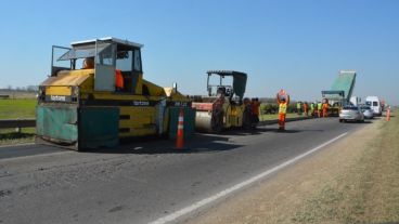 Hasta ahora sólo hubo tareas de bacheo en el tramo más castigado.