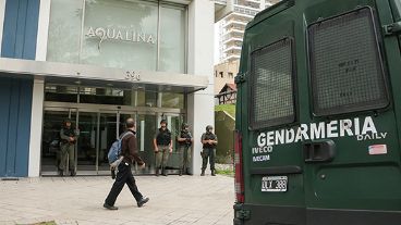 Los primeros allanamientos del caso, en octubre de 2016.