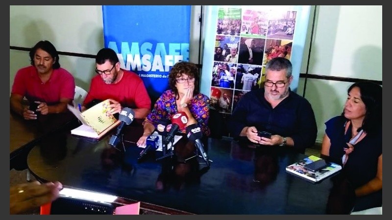 Amsafé criticó la oferta salarial del gobierno provincial.