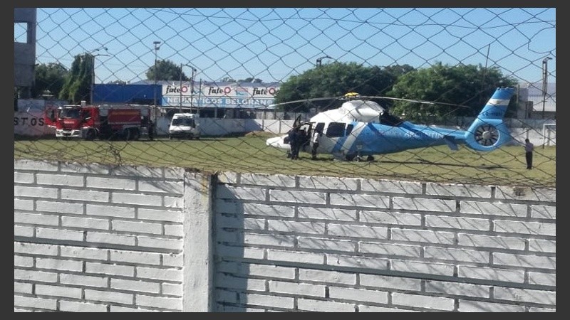 Las canchas de fútbol están sobre Barra, entre Montevideo y Pellegrini.