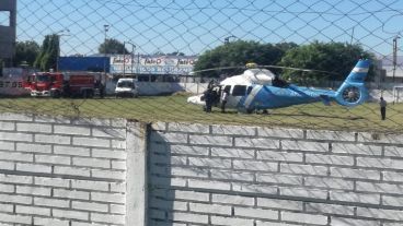 Las canchas de fútbol están sobre Barra, entre Montevideo y Pellegrini.