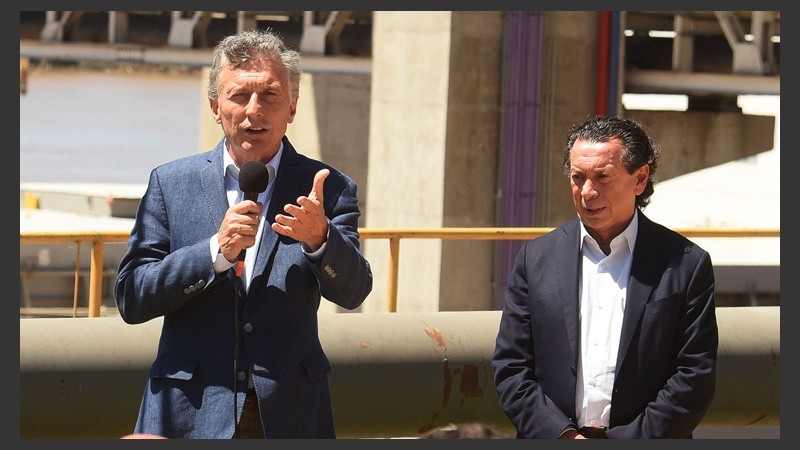 Macri hizo el anuncio al lado del ministro de Producción, Dante Sica.