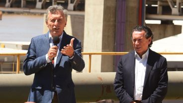 Macri hizo el anuncio al lado del ministro de Producción, Dante Sica.