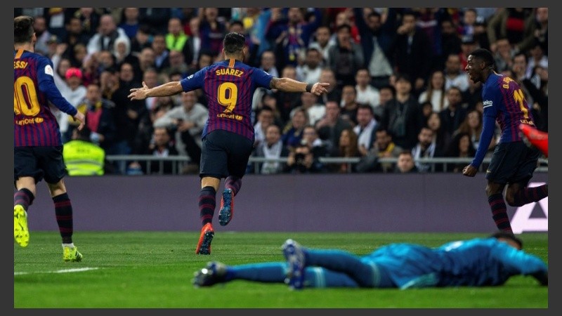 Suárez fue una tromba en el segundo tiempo.