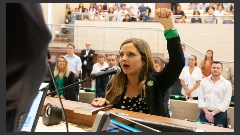 Pellegrini juró este jueves en el Concejo.