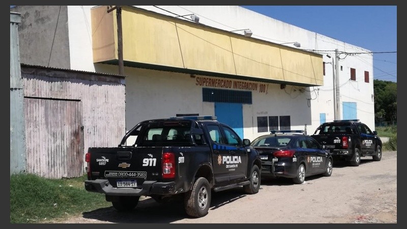 El súper donde ocurrió el ataque.
