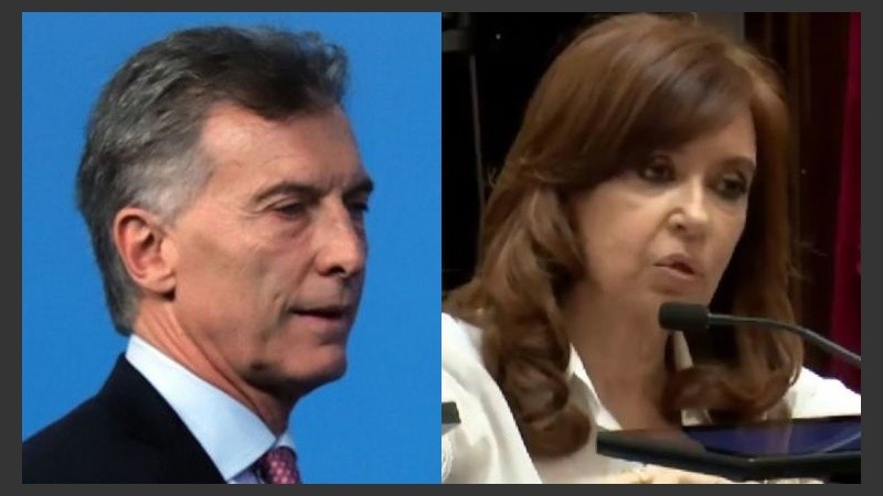 Macri y la ex presidenta se expresaron por Twitter.