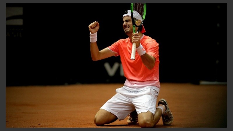 El campeón en Copa Davis se dio el gusto en el plano individual.