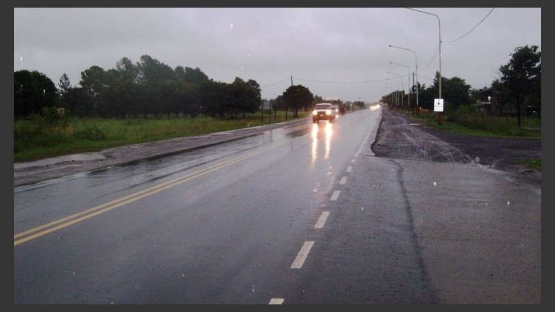 Zonas inundadas o cortadas por la caída de árboles en la región.