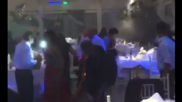 Escenas de temor en la boda de Santa Fe.