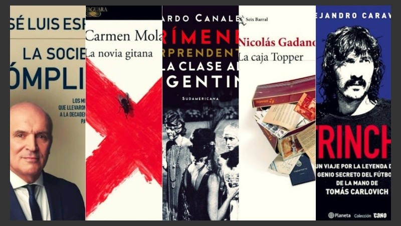 Hay novelas, memorias, investigación periodística, análisis político económico, historias de superación, recetas saludables y aroma a café.