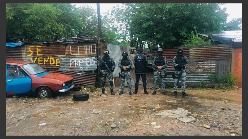 Los allanamiento fueron realizados este lunes en la zona sudoeste.