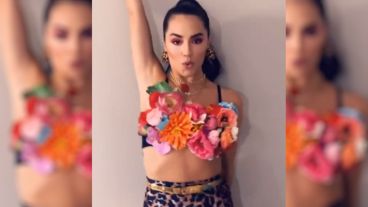 "Estou pronta Salvador", escribió Lali Espósito en la previa.