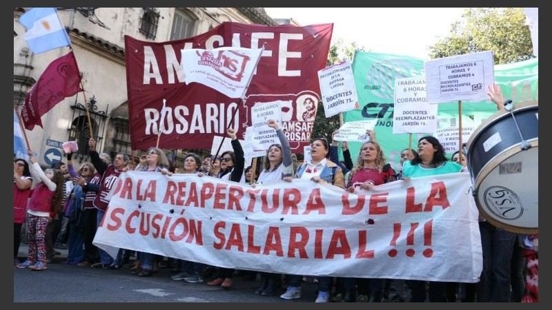 La medida de fuerza también prevé movilizaciones.