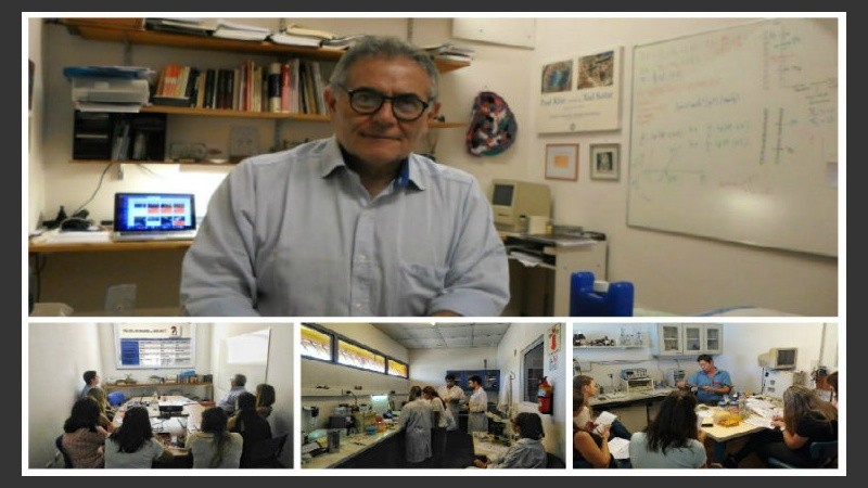 Joaquín Rodríguez encabeza un grupo de jóvenes investigadores en criobiología (Fotos: CAIC y C. Pairoba).